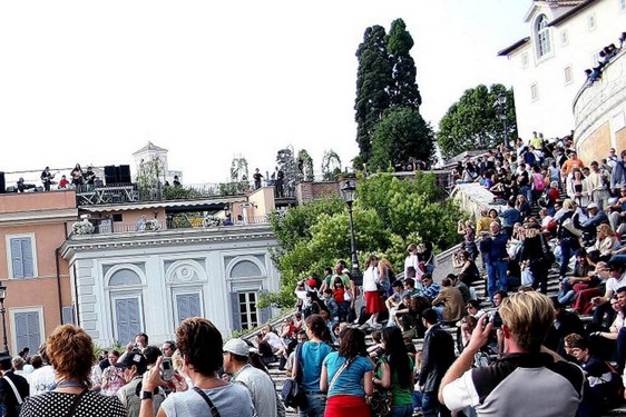 Rooftop Concert - Piazza Di Spagna - Rome (1).JPG